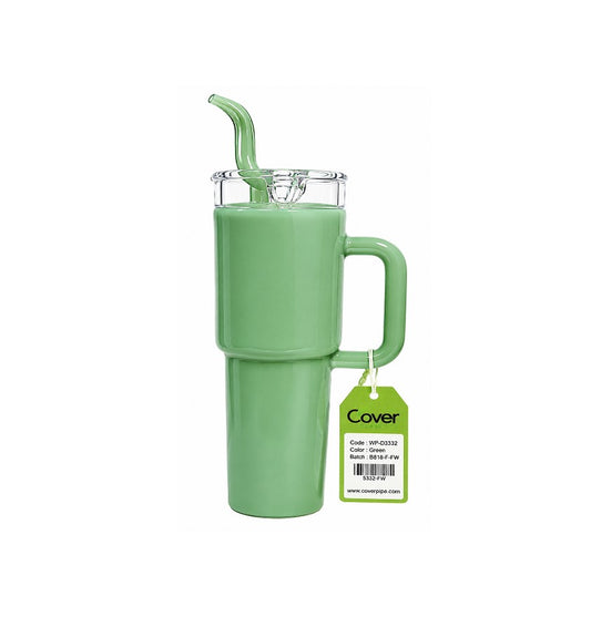 WP CLOVER TUMBLER STYLE GREEN 8"