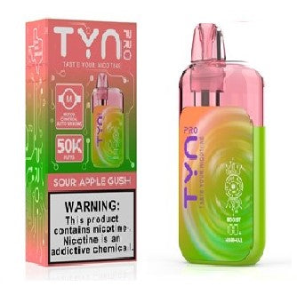 TYN PRO SOUR APPLE GUSH 50K