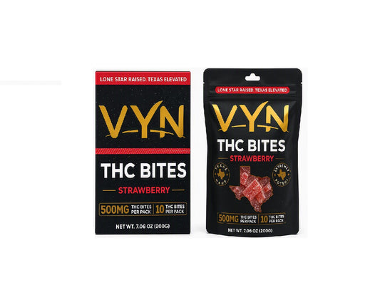 VYN THC BITES GUMY STRAWBERRY 500MG CT