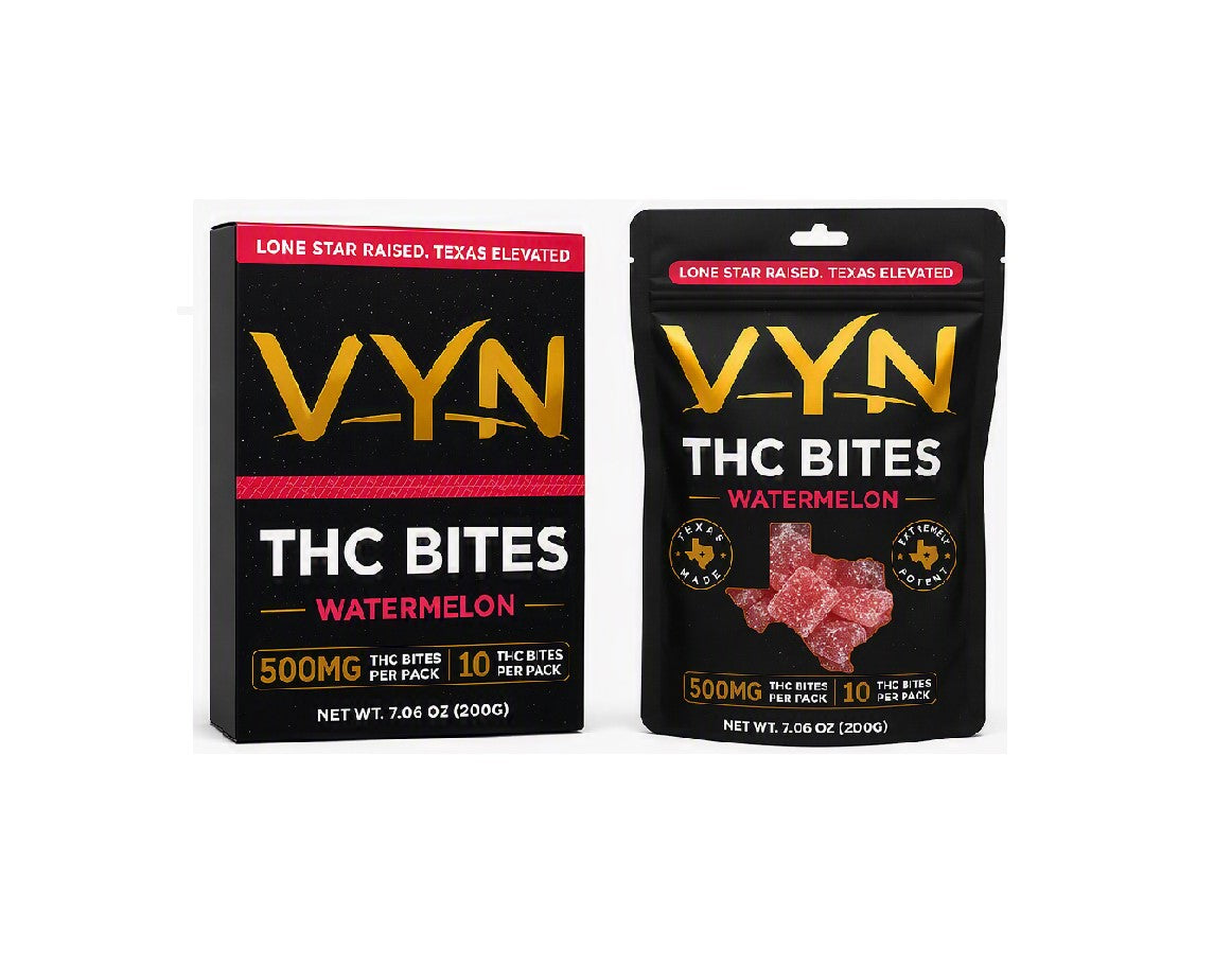 VYN THC BITES GUMY WATERMELON 500MG CT