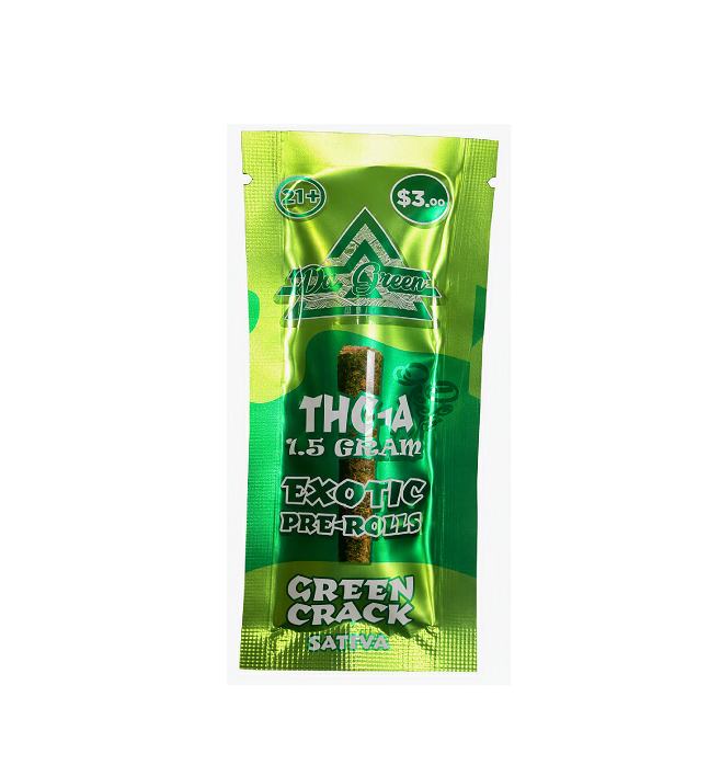 DR GREEN THCA EXOTIC PROLL GREEN CRACK HYBD 1.5GM 20CT