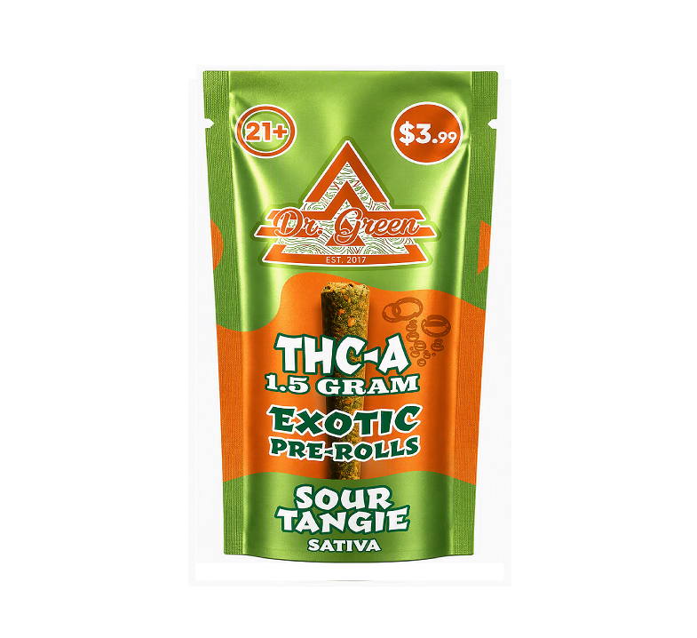 DR GREEN THCA EXOTIC PROLL SOUR TANGIE STVA 1.5GM 20CT