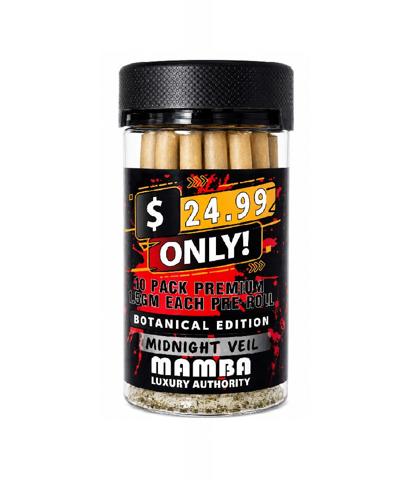 MAMBA FOUR OF A KIND PROLL MIDNIGHT VEIL JAR 1.5GM 10CT
