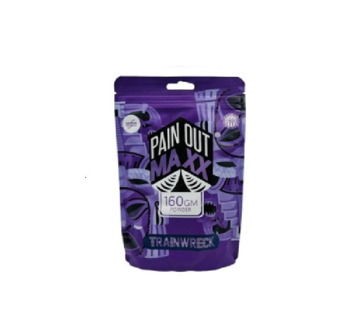 PAIN OUT MAXX KRATOM POWDER TRAINWRECK 160GM