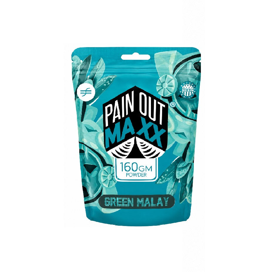 PAIN OUT MAXX KRATOM POWDER GREEN MALAY 160GM