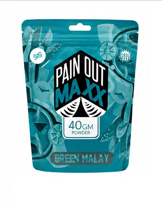 PAIN OUT MAXX KRATOM GREEN MALAY POWDER 40GM