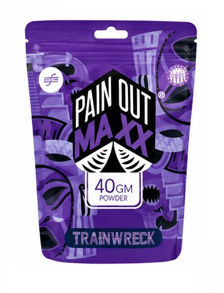 PAIN OUT MAXX KRATOM TRAINWRECK POWDER 40GM