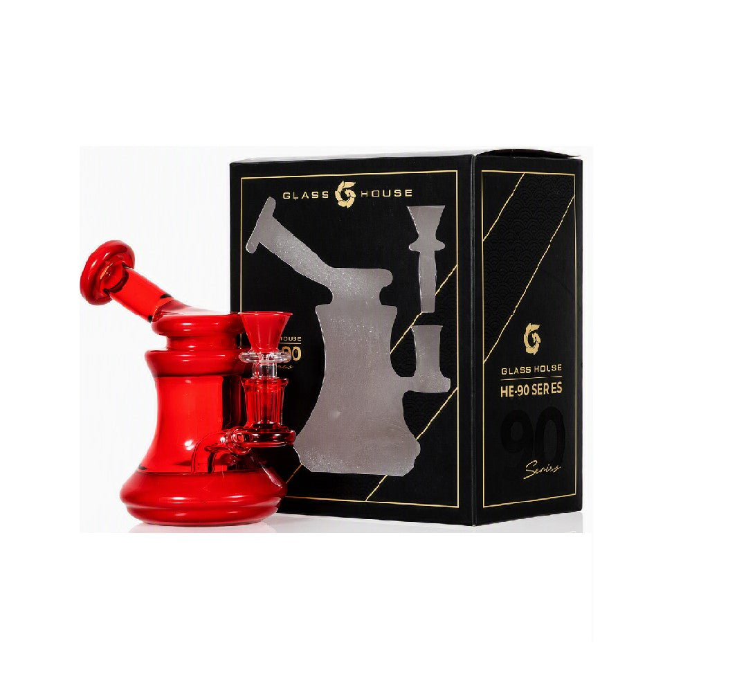 GLASS HOUSE MINI FLATHEAD SERIES RED HE-090R