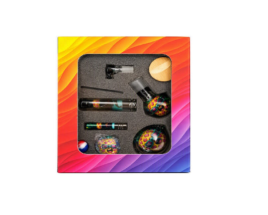 SMOKE KIT WITH GLASS PIPE 11CT