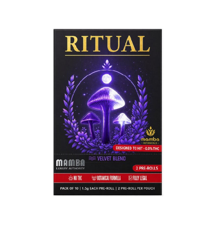 MAMBA BOTANICAL RITUAL PROLL VELVET BLEND 1.5GM 10CT