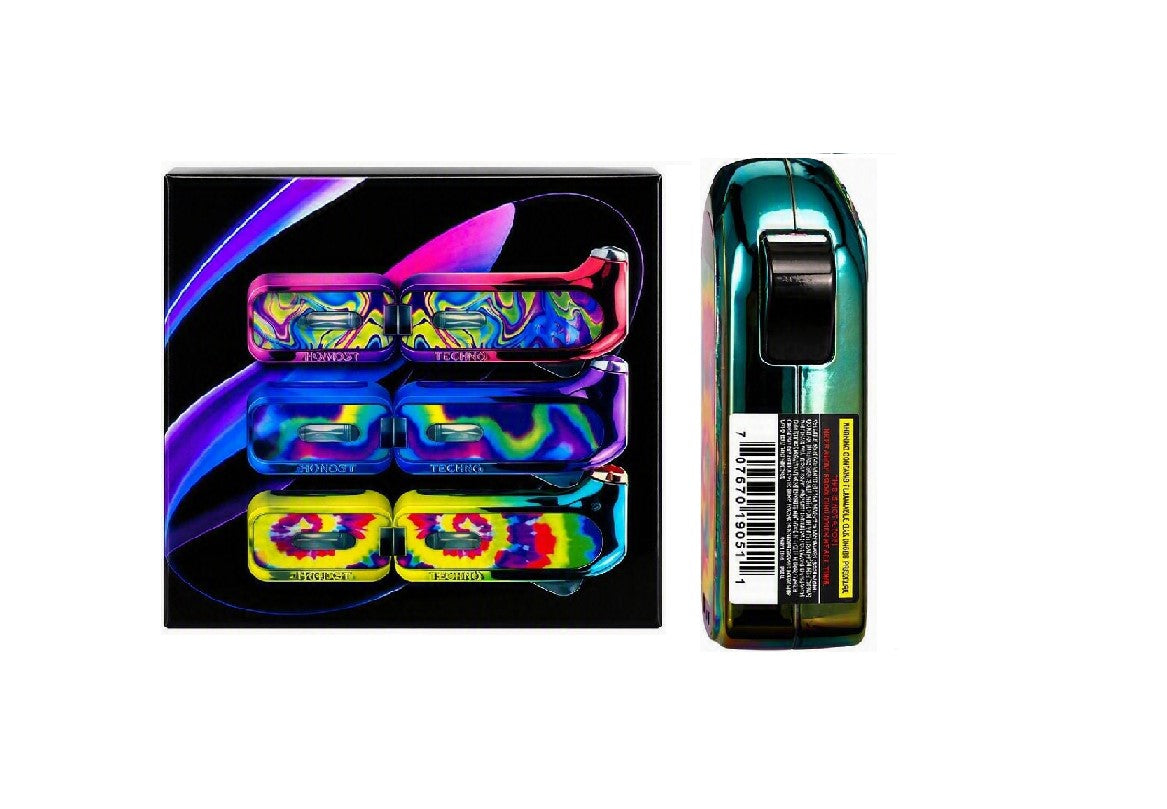 TECHNO ANGLE TORCH LIGHTER ASSRTD COLORS 19051 12CT