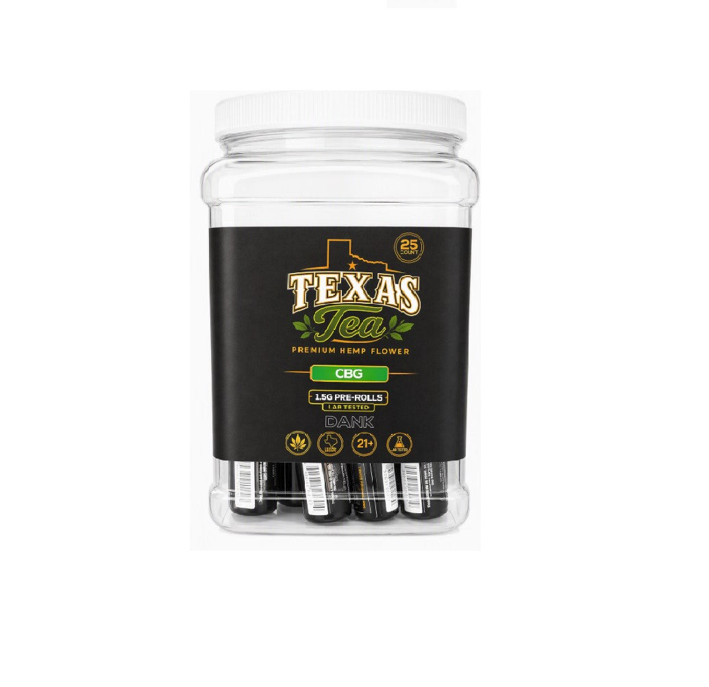 TEXAS TEA CBG 1.5G PROLLS DANK 25CT