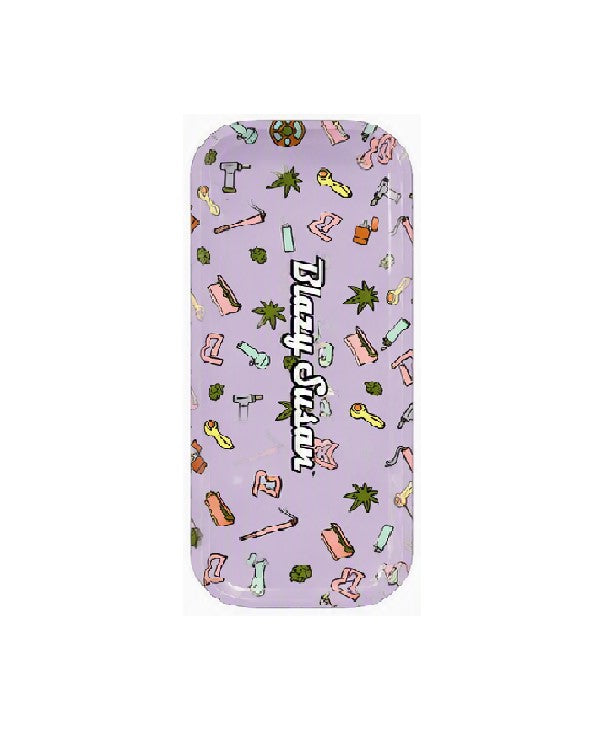 BLAZY SUSAN ROLLING TRAY LID PURPLR ICON 1CT