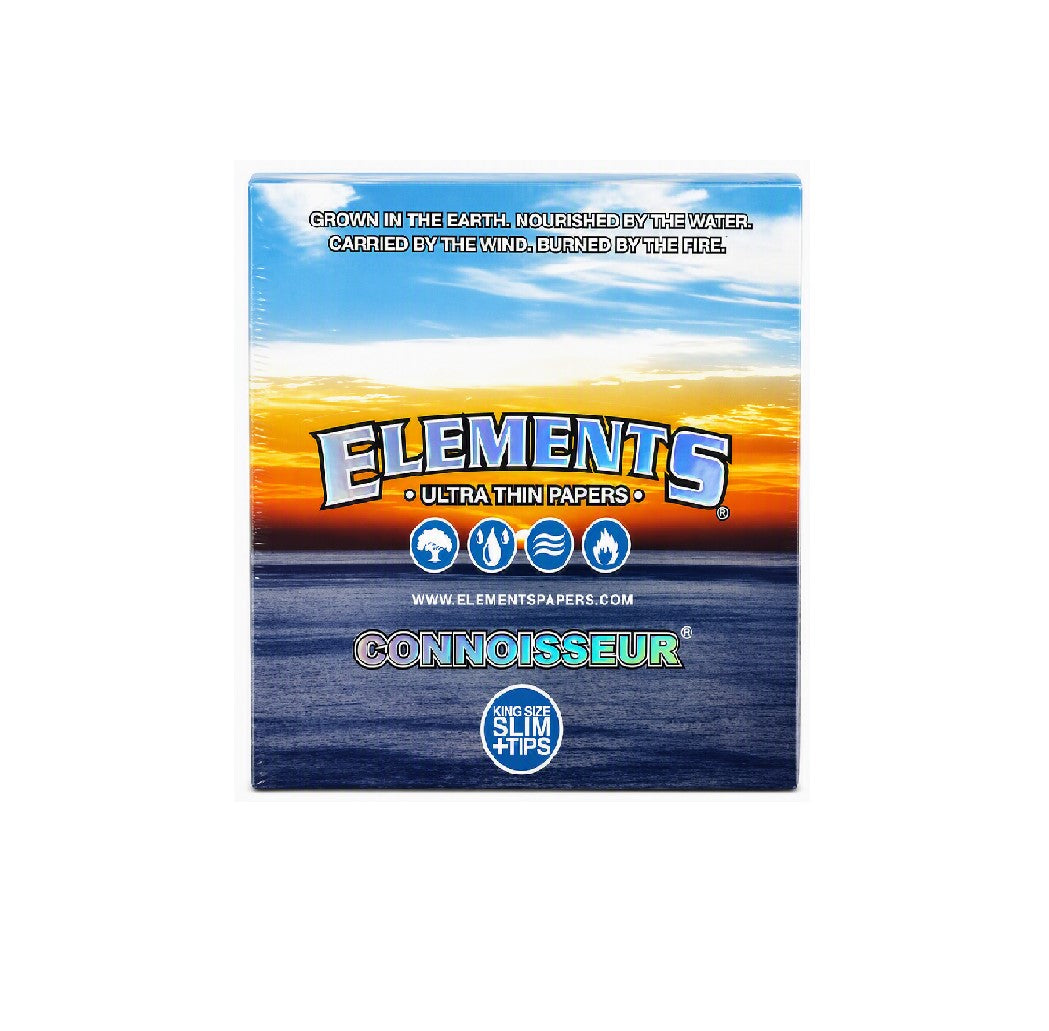 ELEMENTS UTRA THIN PAPERS TIPS CONNOISSEUR 33PK  24CT
