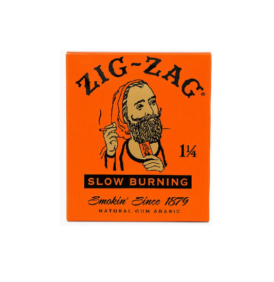 ZIG ZAG SLOW BURNING 1 1/4 48CT ORANGE