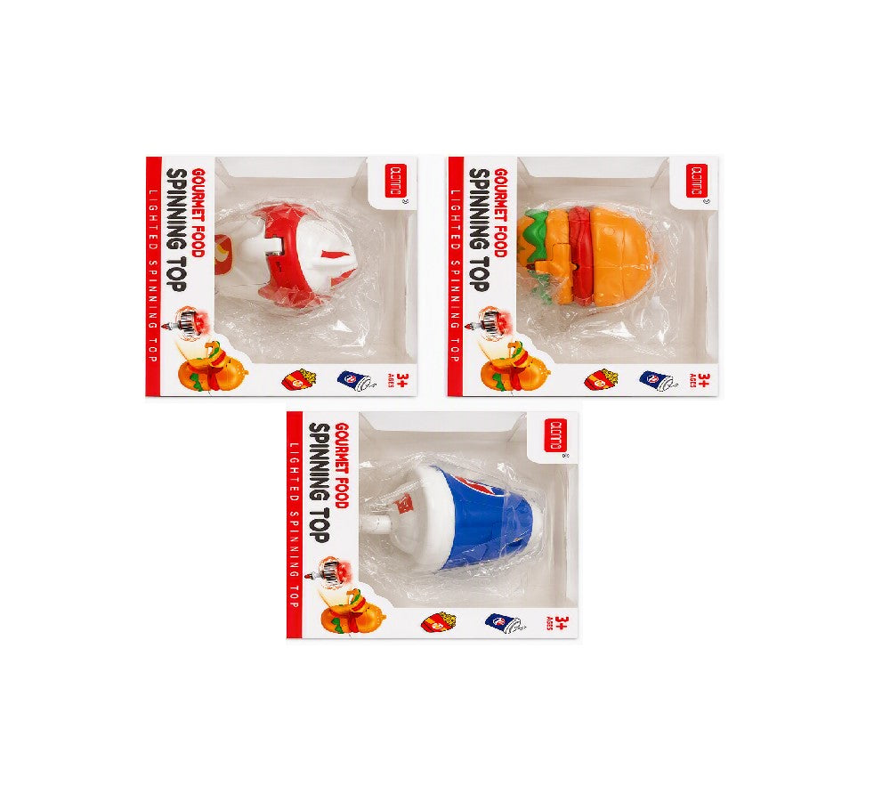 GOURMET FOOD SPINING TOP PEPSI BURGER ICECREAM ASSTD DESIGN