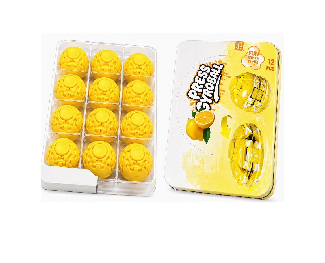 SPINNER PRESS GYROBALL LEMON 24CT