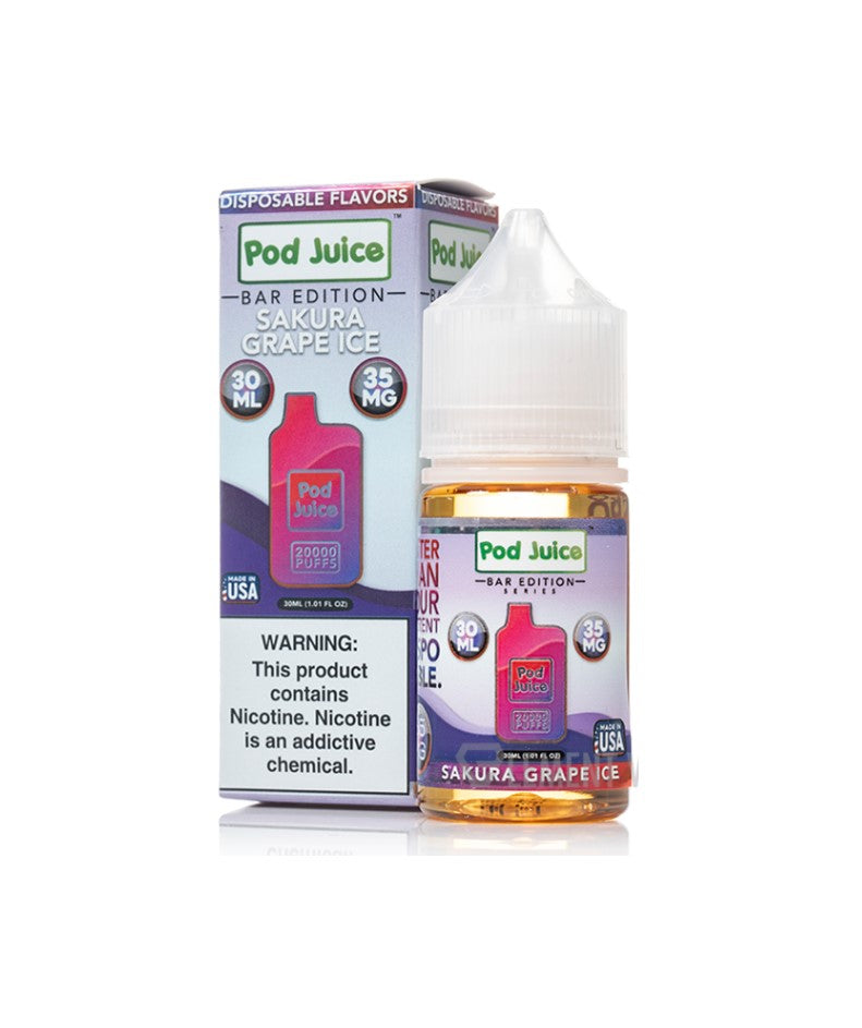 POD JUICE SAKURA GRAPE ICE 35MG 30ML