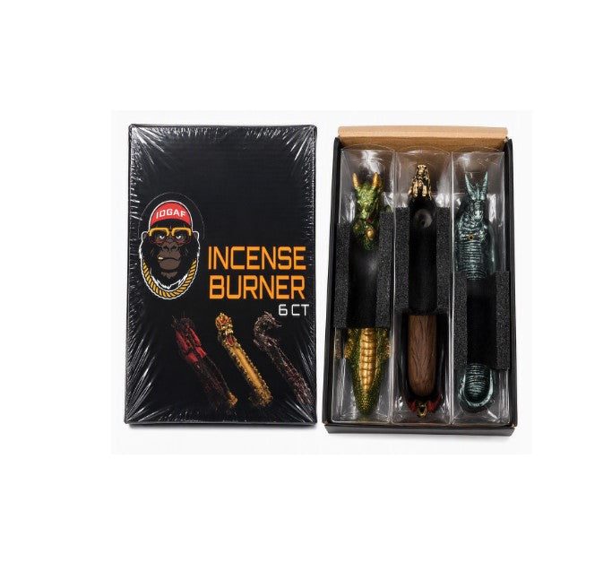 IDGAF INCENSE BURNER HOLDER 6CT DISPLAY INCD-21