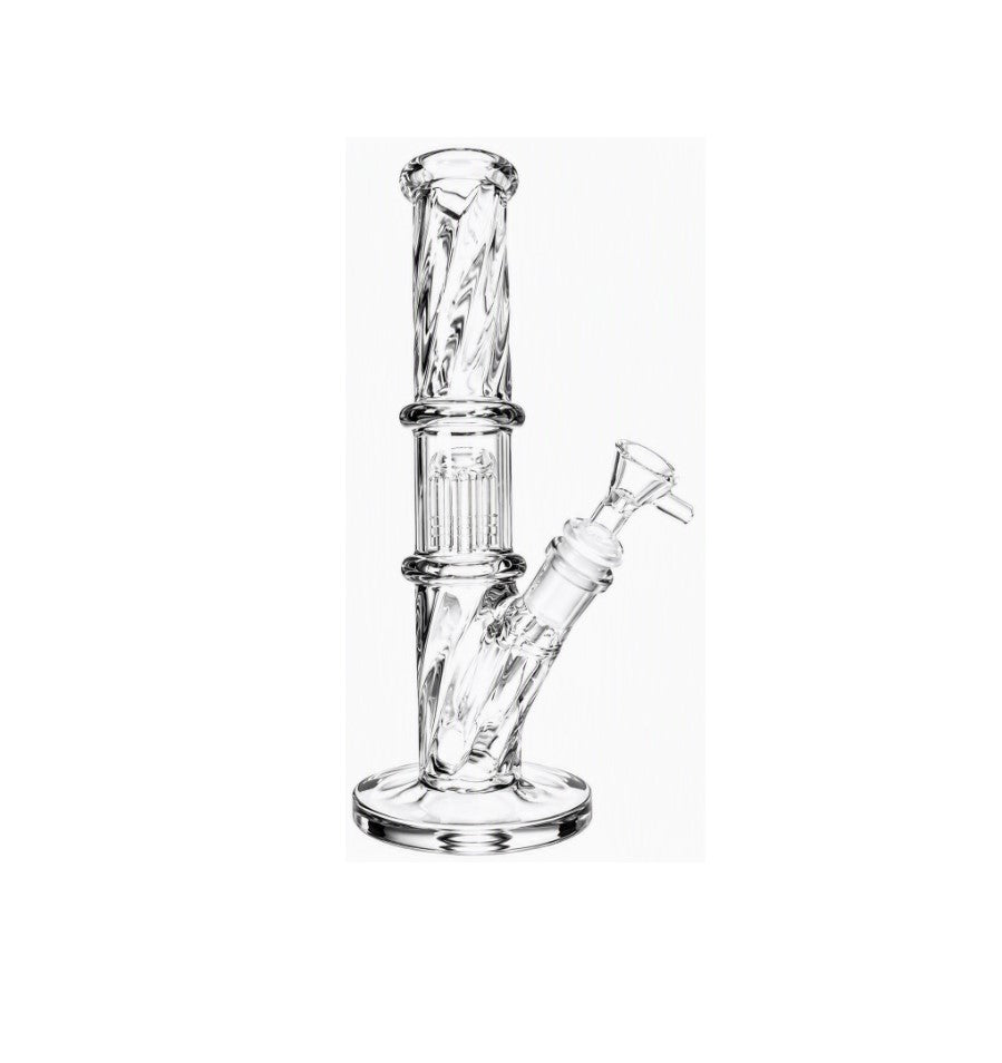 WP ELRCTROPLATED TWIST GLASS GRAY 11"