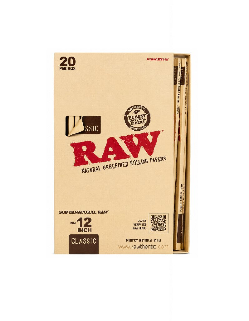 RAW SUPER NATURAL ROLLING PAPER 20CT