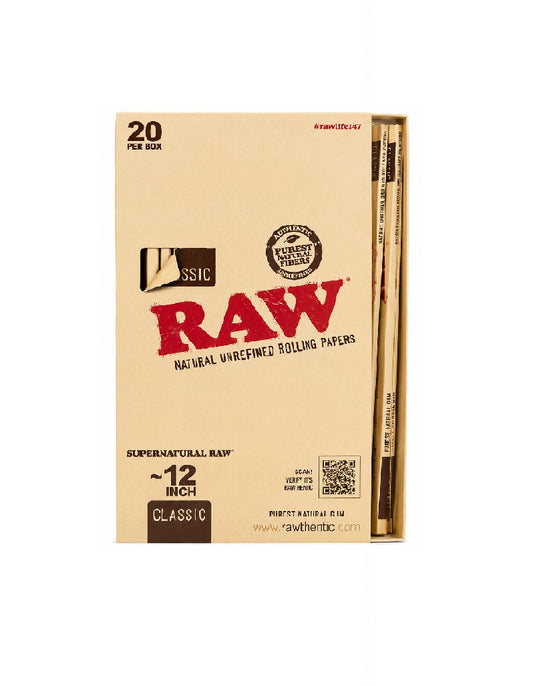 RAW SUPER NATURAL ROLLING PAPER 20CT