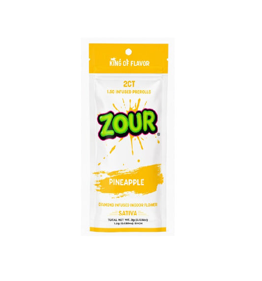 ZOUR DIAMND FLWR PROLL PINEAPPLE STVA 3GM 2CT