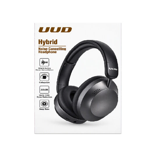 UUD HYBRID ANC AH1 HEADPHONE BLACK 35DB