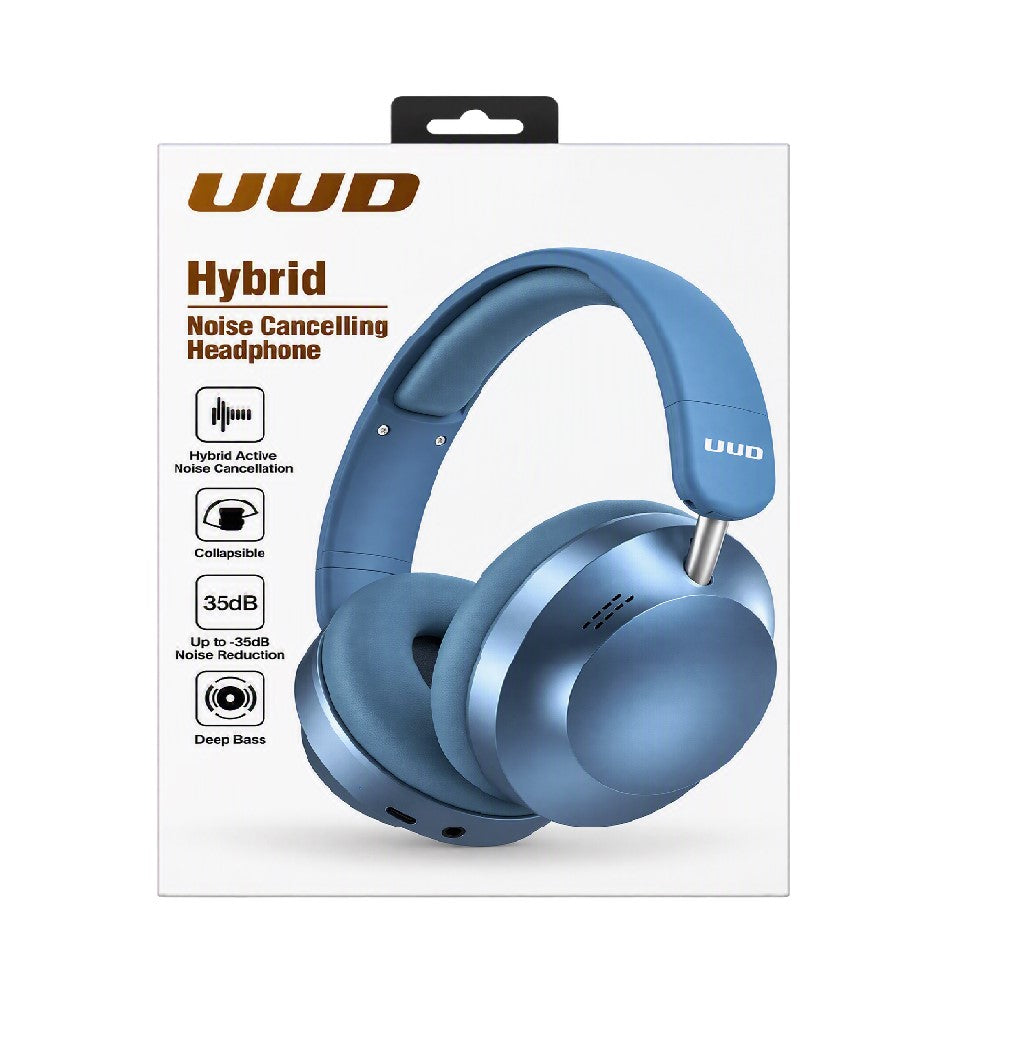 UUD HYBRID ANC AH1 HEADPHONE BLUE 35DB