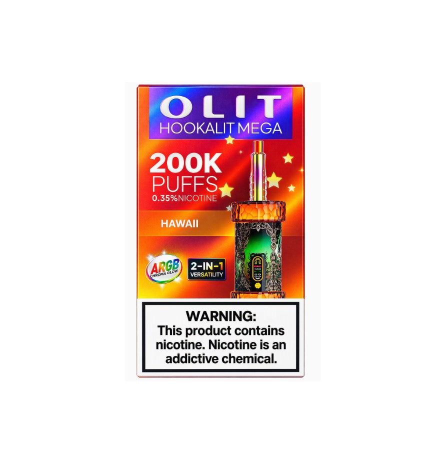OLIT HOOKAHLIT MEGA 2IN1 HAWAII 200K
