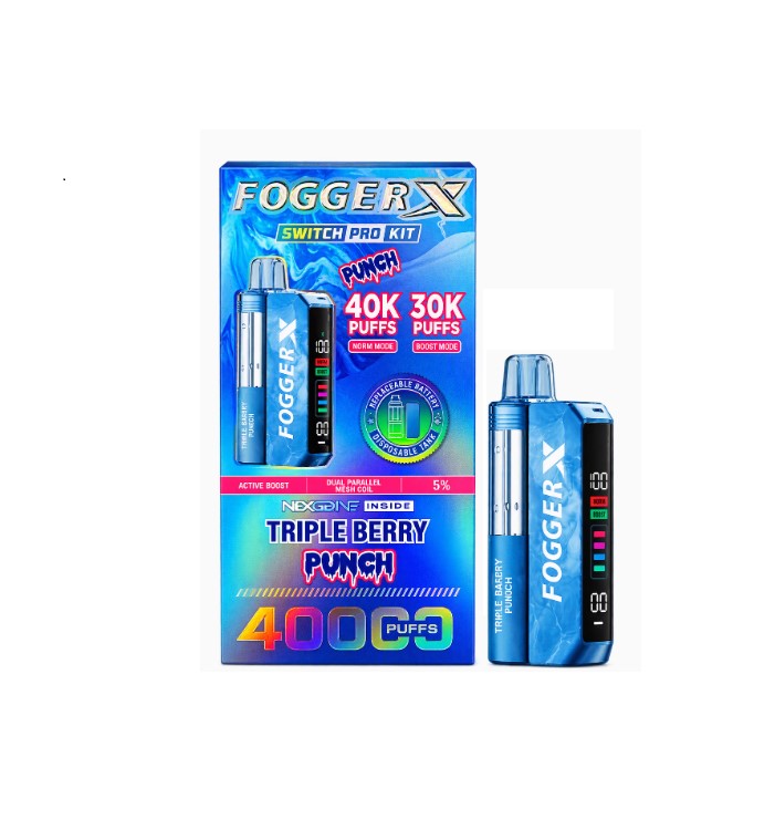 FOGER X SWITCH PRO KIT NXD TRIPPLE BERRY PUNCH 40K