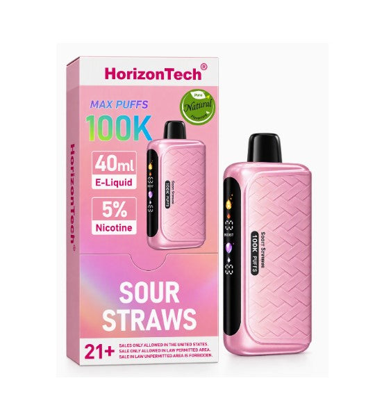 HORIZON TECH SOUR STRAWS 100K