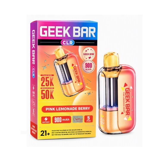 GEEK BAR CLR PINK LEMONADE BERRY 50K