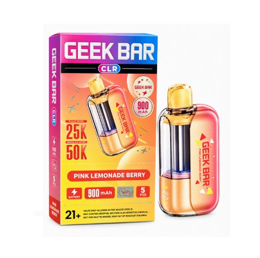 GEEK BAR CLR PINK LEMONADE BERRY 50K