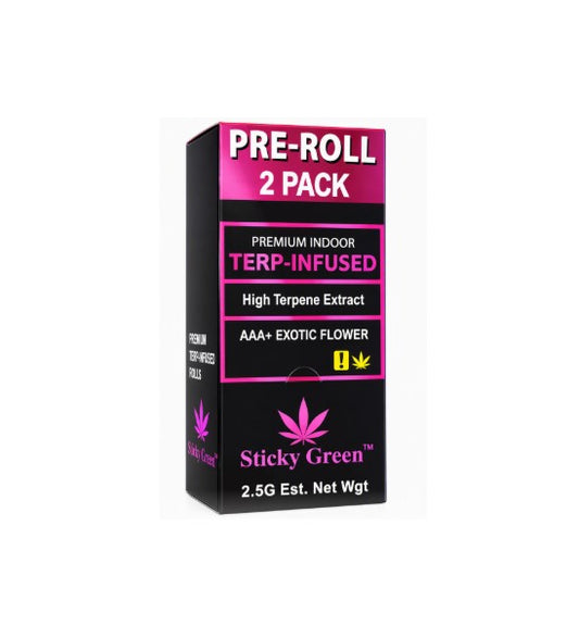 STICKY GREEN TERP INFUSED PROLL INDICA CAKE POP