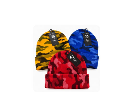 WINTER BEANIES CAMO ASSRTD 1365 1CT