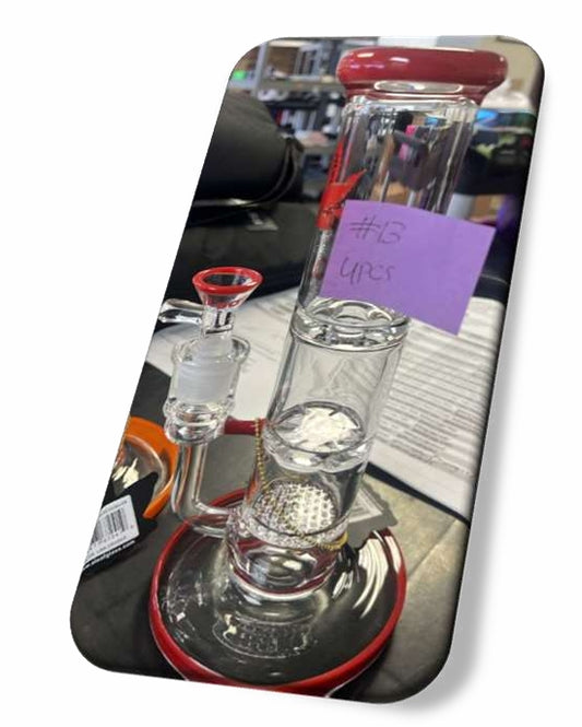WP TORNADO HONEYCOMB TUBE RED 10"