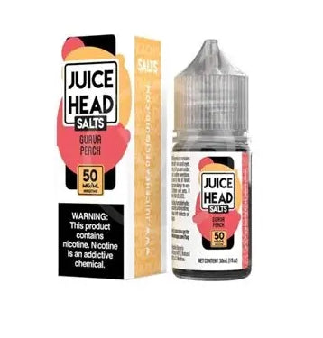 JUICE HEAD E LIQUID GUAVA PEACH 50 MG 30ML