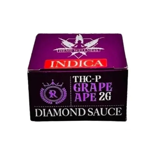 HEMP WELLNESS ROYAL BLEND DIAMOND SAUCE GRAPE APE 2GM