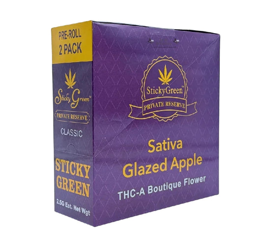 STICKY GREEN PR BOUTIQUE PROLL SAT GLAZD APL 2.5GM