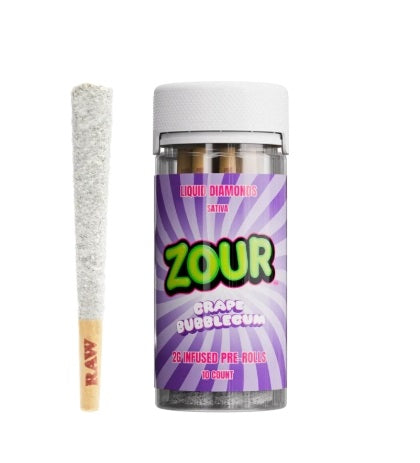 ZOUR STASH LQD DIAMONDS PROLL GRAPE BUBBLEGUM STV 2G