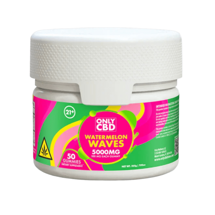 ONLY CBD GUMMIES WATERMELON WAVES 5000MG