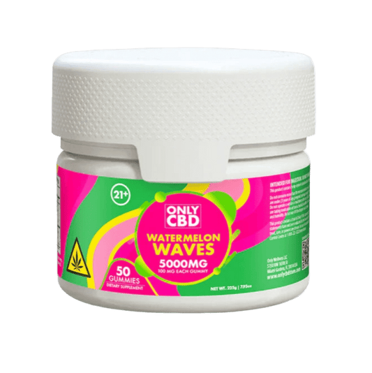 ONLY CBD GUMMIES WATERMELON WAVES 5000MG
