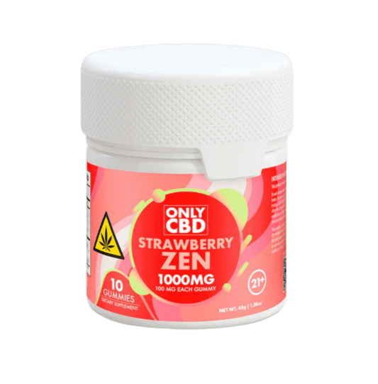ONLY CBD GUMMIES STRAWBERRY ZEN 1000MG