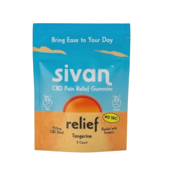 SIVAN CBD PAIN RELIEF GUMMIES TANGERINE 150MG