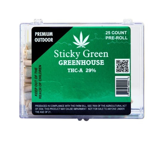 STICKY GREEN GREENHOUSE THCA PROLL IND LEMON HAZE