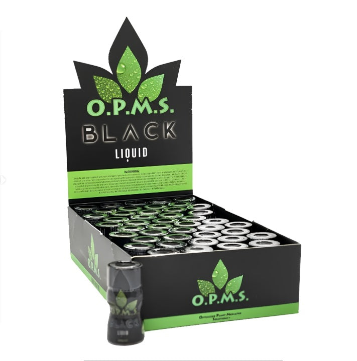 OPMS LIQUID SHOTS 50CT BLACK