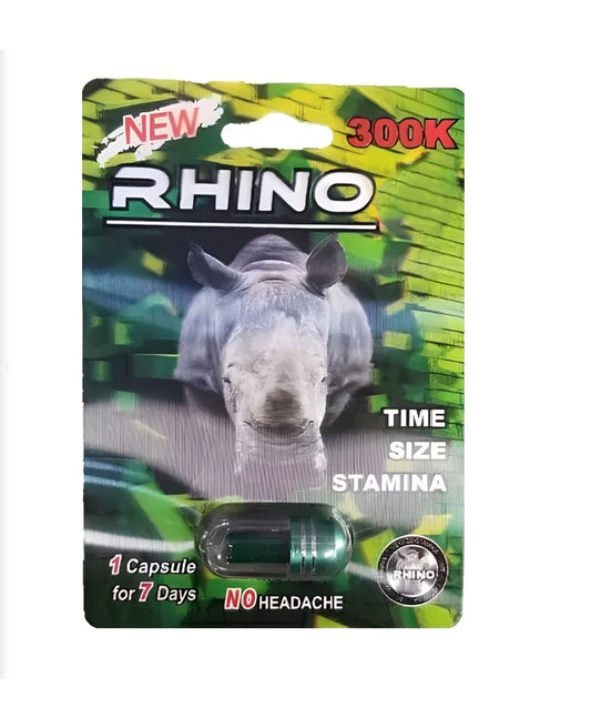 RHINO NEW STAMINA SINGLE BOX 300K 24CT
