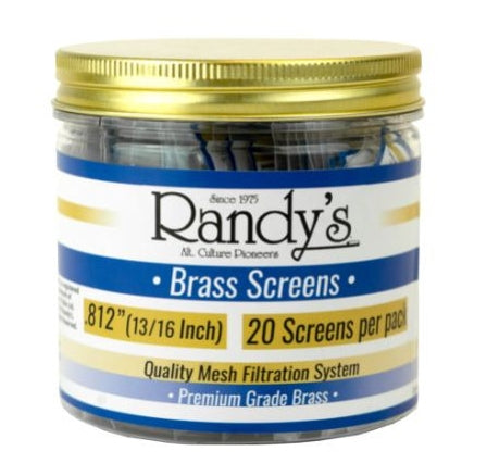 RANDYS BRASS SCREENS 812 20PK 36CT JAR