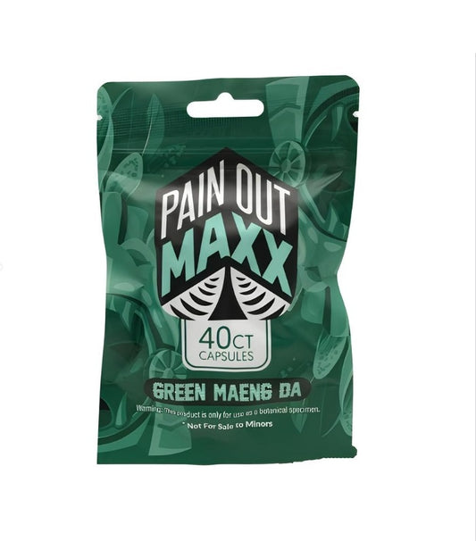PAIN OUT MAXX GREEN MAENG DA CAPSULES 40CT